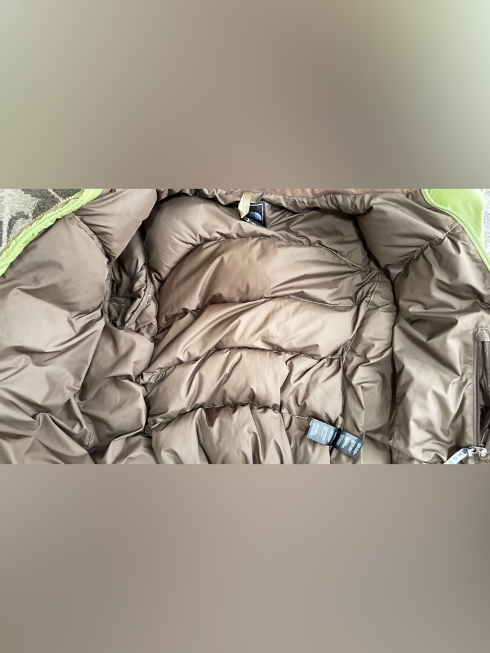 The North Face 1996 Retro Nuptse Men's Sage Green Puffer Jacket Size Medium - Picture 11 of 16